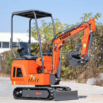 Multifunctional Toros Mini Excavator 1 Ton Micro Digger With Koop  Engine