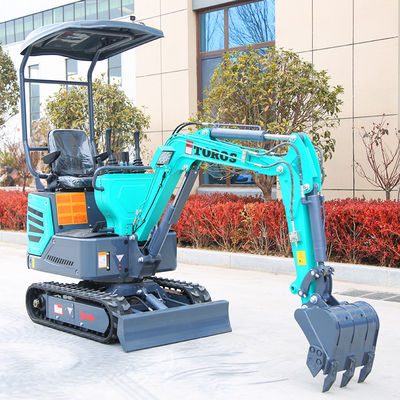 Buy Green 1.2t Diesel Mini Excavator Equipment Earth Moving Machinery online manufacture