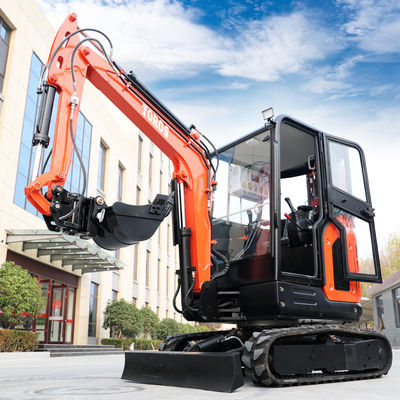 Buy Municipal Engineering 2.5 Ton Mini Excavator 24.5kw Micro Mini Digger With Cab online manufacture