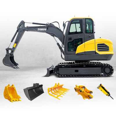 quality  Powerful 1.2Ton Mini Hydraulic Excavator With 1200mm Track Length factory