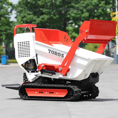 Robust Construction Mini Crawler Dumper With Pneumatic / Solid Tires