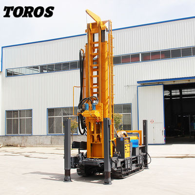 TOROS Power Diesel Hydraulic Crawler Drilling Rig With YUCHAI Engine