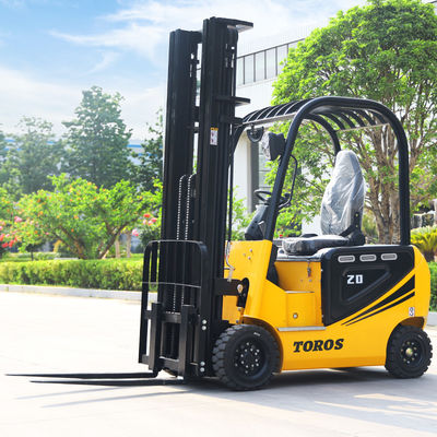 TOROS 2-3 Ton Electric Forklift Truck 4-6m Lifting Height 15% Gradeability