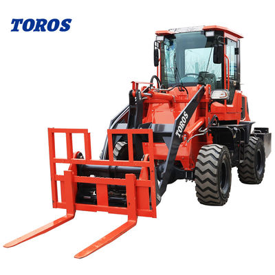 CE Diesel Powered 3 Ton Wheel Loader Machine With Core Components