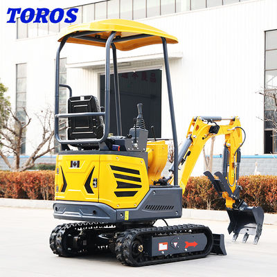 Energy Efficient Mini Hydraulic Excavator With 930mm Chassis Width