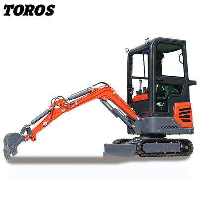 Energy Efficient Mini Hydraulic Excavator With 930mm Chassis Width