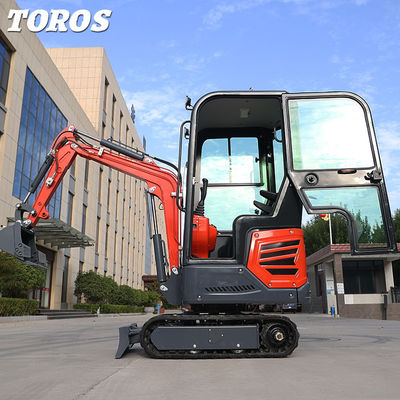 Energy Efficient Mini Hydraulic Excavator With 930mm Chassis Width