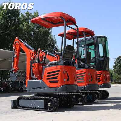Buy Municipal Works Diesel Mini Hydraulic Excavator With Max. Digging Height 2490mm online manufacture