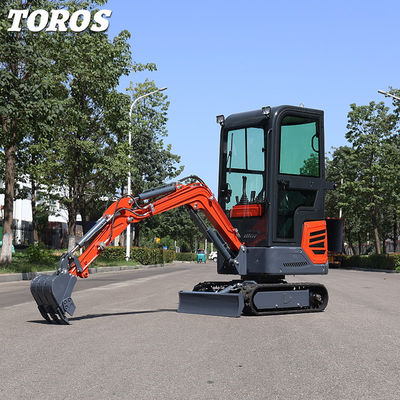 TE-12 Mini Excavator High Performance Mini Diesel Excavator Height 2285mm For Municipal Works