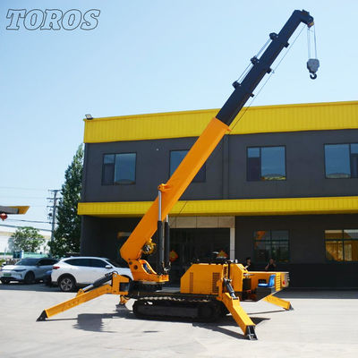 Buy Span 16.8m Narrow Space Spider Crane For Construction And Industrial Applications online manufacture
