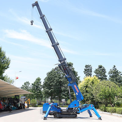 Commercial Blue Small Crawler Spider Crane 8000KG Easy Operation