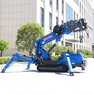 Buy Span 16.8m TOROS Tracked Spider Crane For Narrow Space Engineering online manufacture