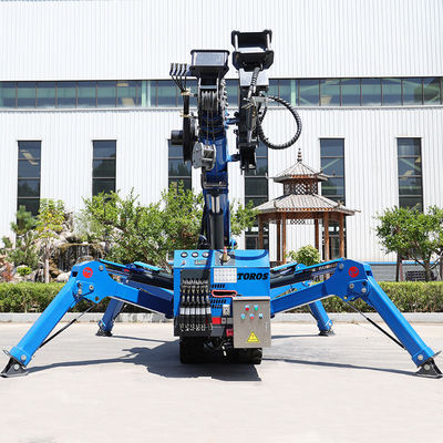 16m Max. Lifting Height Tracked Spider Crane Energy Efficiency Simple Operation