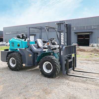 Buy TOROS Powerful Compact Rough Terrain Forklift For Heavy Duty Material Handling online manufacture