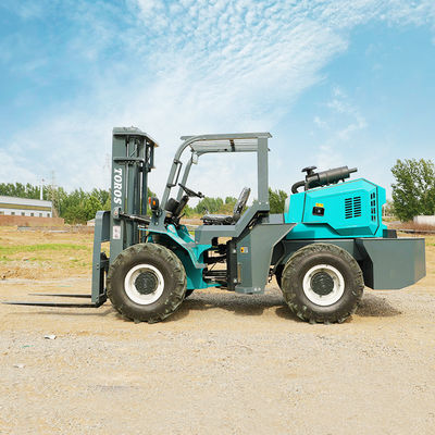Buy 3.5T To 5T Rough Terrain Counterbalance Forklift Multifunctional online manufacture