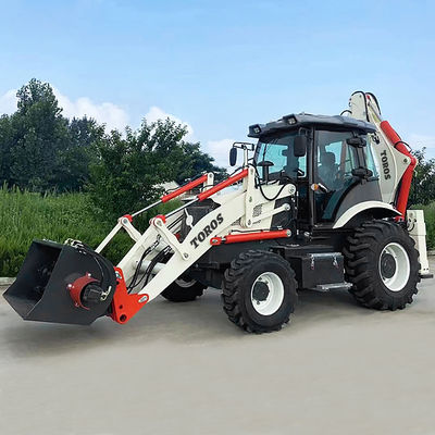 High Speed 2400r/Min Electric Backhoe Loader Machine Industrial Use