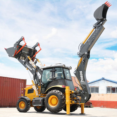 2500kg Wheel  Backhoe Loader Equipment