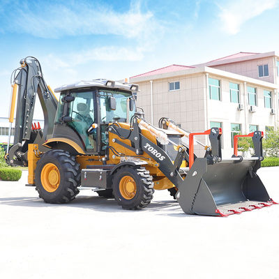High Speed 2400r/Min Electric Backhoe Loader Machine Industrial Use