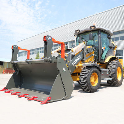Multi Functional  Large Backhoe Loader Equipment 8300kg Total Weight