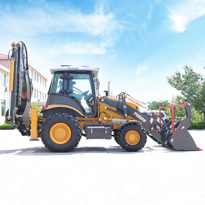 Buy CE Certified 85kw Backhoe Loader Machine Heavy Duty Construction Equipment online manufacture