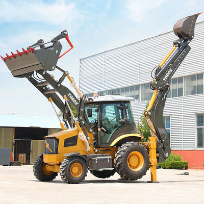 Buy 2500kg Rated Loading Heavy Duty Backhoe Loader Machine For Construction online manufacture