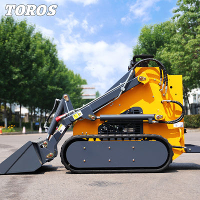 Buy Diesel Powered Construction Mini Skid Steer Loader With Attachments online manufacture