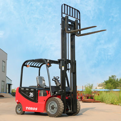Buy 100-200Ah Battery Operated Forklift Truck Electric Counterbalance Forklift online manufacture