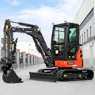 Buy 3.5 Ton Mini Hydraulic Excavator Max Digging Radius 4845mm Max Digging Depth 2880mm online manufacture