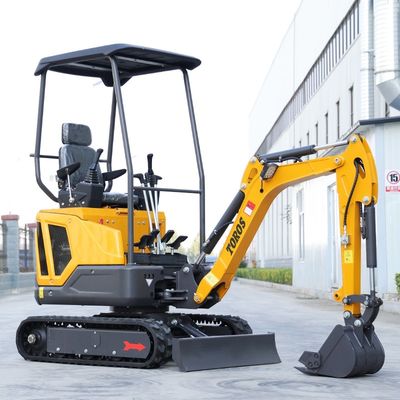 Buy Reliable Mini Track Excavator 920mm Track Center Distance 10rpm Slewing Speed online manufacture