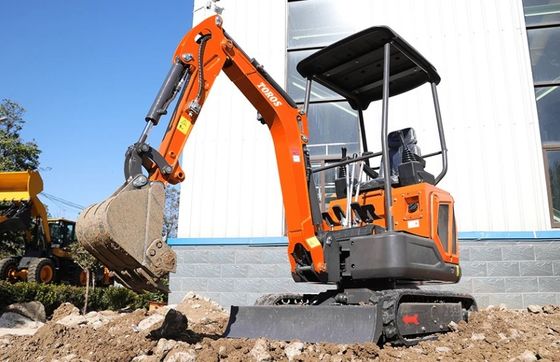 Mini excavator 1600kg operating weight, Kubota engine