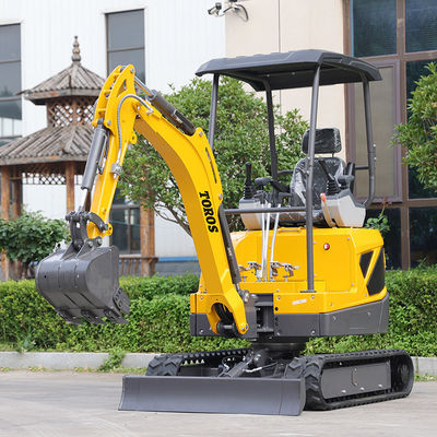 TE-20 Mini Excavator ,  2tons Track Machine with Reinforced Bucket，Suitable for both commercial and home use