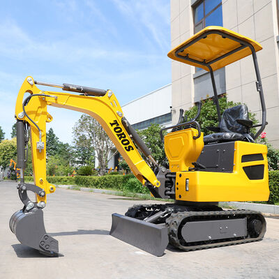 Buy TE-10 Mini Excavator Classic color scheme, brand-new mechanical structure, compact and flexible, fully functional, adaptable to various working environments. online manufacture