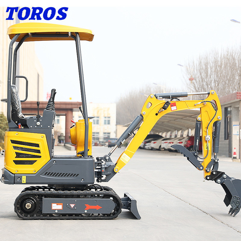 1 Ton 1.2 Ton 20hp Mini Excavator Machine Small Earth Moving Machines