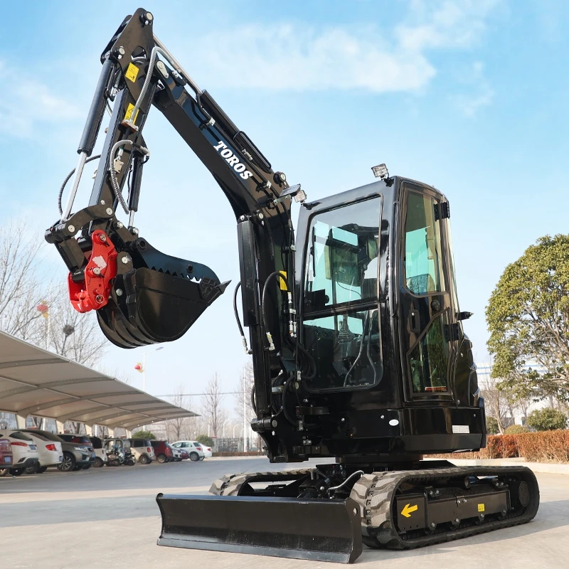 Efficient 3.5 Ton Compact Hydraulic Excavator Diesel Engine Powered