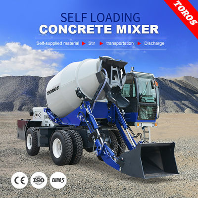 Multifunctional  Concrete Mixer Truck 3-6m3 Mixing Drum Capacity