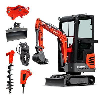 930mm Chassis Width Mini Hydraulic Excavator  1.2 Tonne Low Consumption