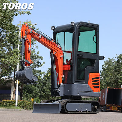 Customizable 1 Ton Mini Crawler Excavator With 405mm Ground Clearance