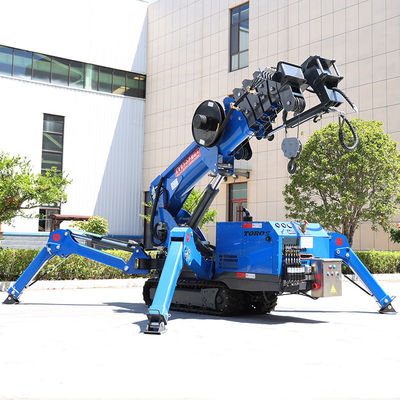 High Efficiency Spyder Cranes spider crawler crane hydraulic boost