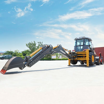 Customizable Most Powerful Backhoe Loader Machine 2400r/Min Fast Speed
