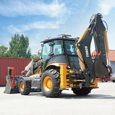 5800/7100mm Max Digging Backhoe Loader Machine High Efficiency