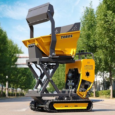 500kg Self Loading Tracked Dumper 20mpa Lightweight Design Versatile Functionality