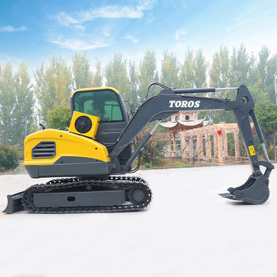Max Dumping Height 3050mm Mini Excavator Machine With 8rpm Unit Swing Speed