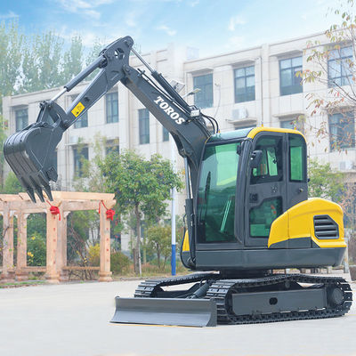 Max Dumping Height 3050mm Mini Excavator Machine With 8rpm Unit Swing Speed