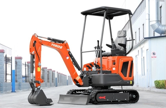 Mini excavator 1600kg operating weight, Kubota engine