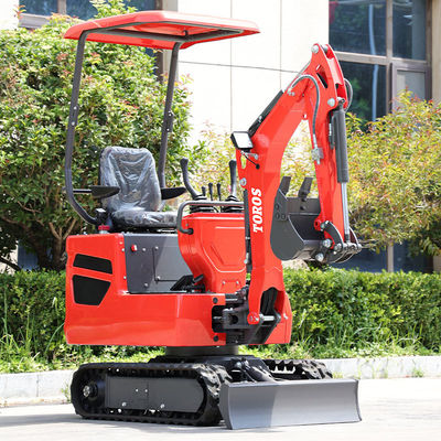 Latest one-ton mini excavator，New mechanical structure，Thickened tracks