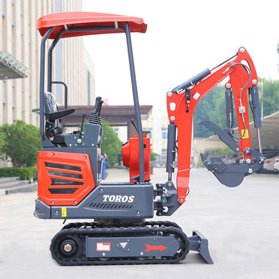 ミミ highly Maneuverable 1.2tone Mini Crawler Excavator 180mm Track Width