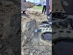 Municipal Works 1.2 Ton 0.8 Ton Mini Excavator Machine High Power