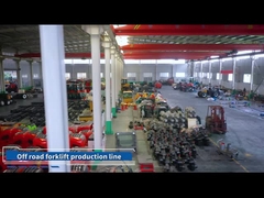 Enclosed Diesel 4wd Rough Terrain Forklift Heavy Duty Power Source